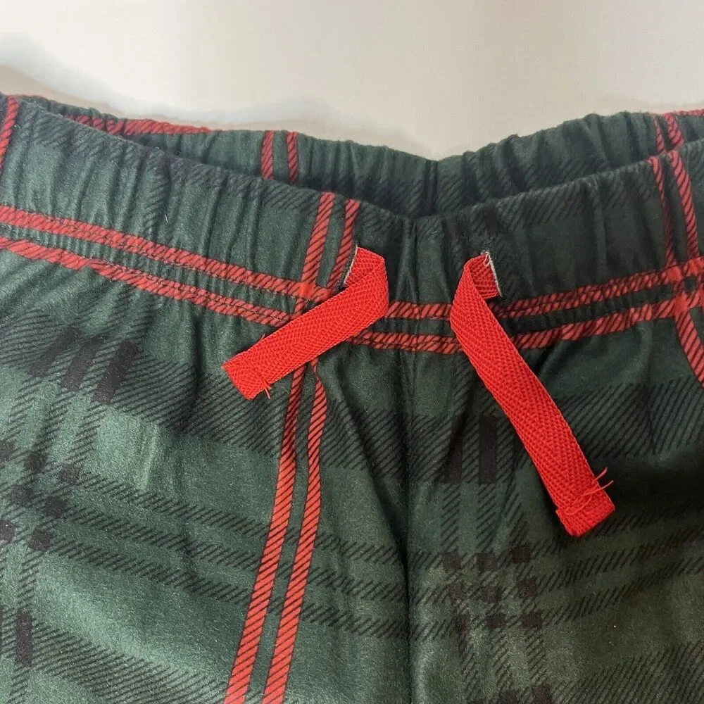Hearth & Hand Baby Toddler Plaid 2pc Pajama Set Green/Red Holiday Christmas NEW!